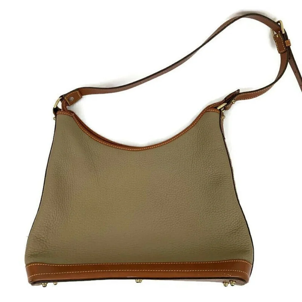 Dooney & Bourke Hobo Bag Purse Style R152 TP All Weather Leather Pebbled